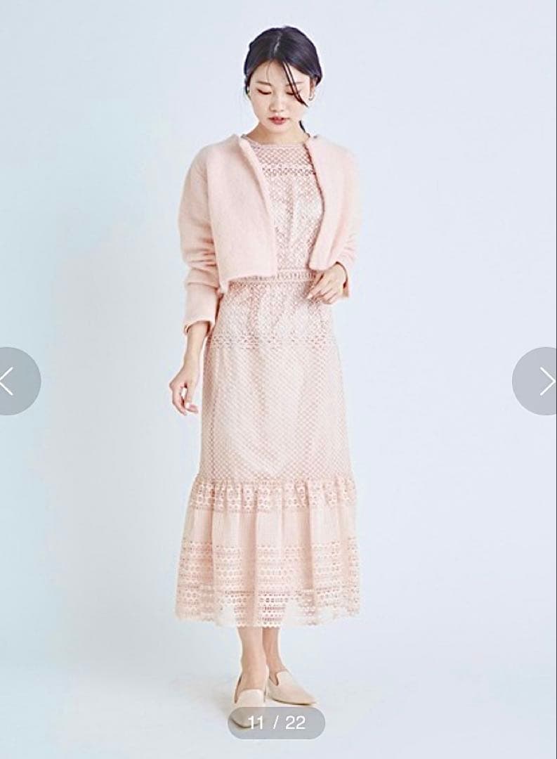 セルフォードcelfordフィッシュテールレースワンピースドレス佳子様アナイ