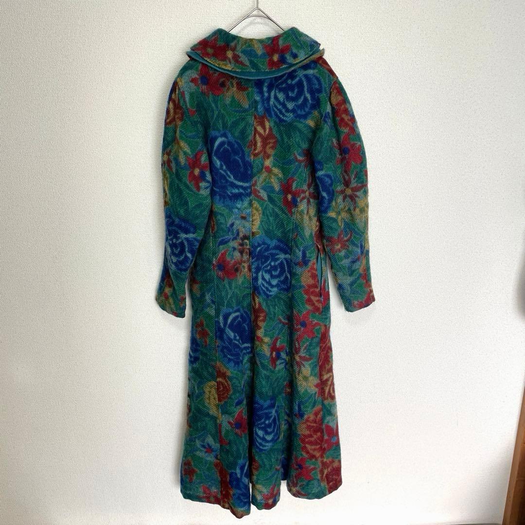 専用 KENZO PARIS エルカ期 80s フラワー柄 ロングワンピース M