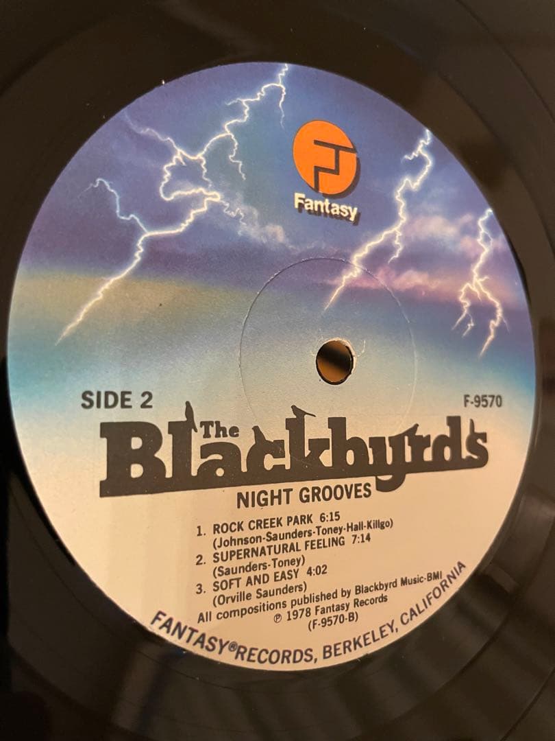 洋楽 THE BLACKBYRDS - night grooves