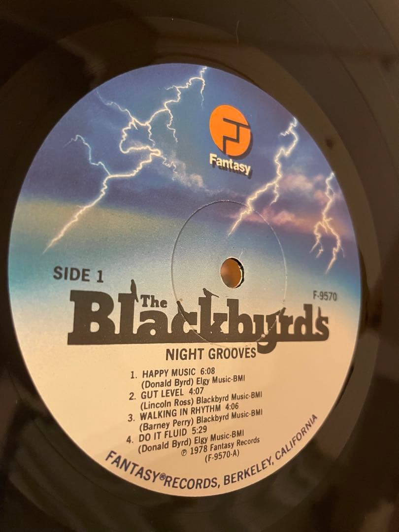 洋楽 THE BLACKBYRDS - night grooves