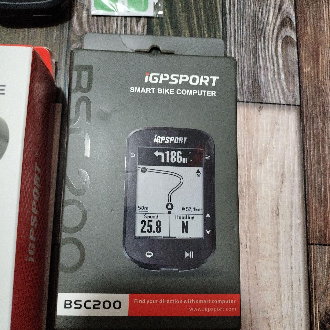 ①箱崩れ【iGPSPORT】BSC200　サイクルコンピューターセット