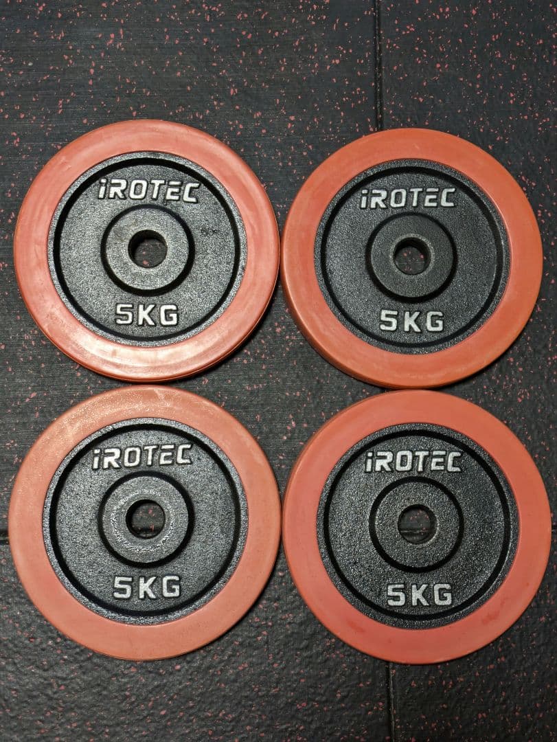 iROTEC 5KG ダンベルプレート 4枚セット a