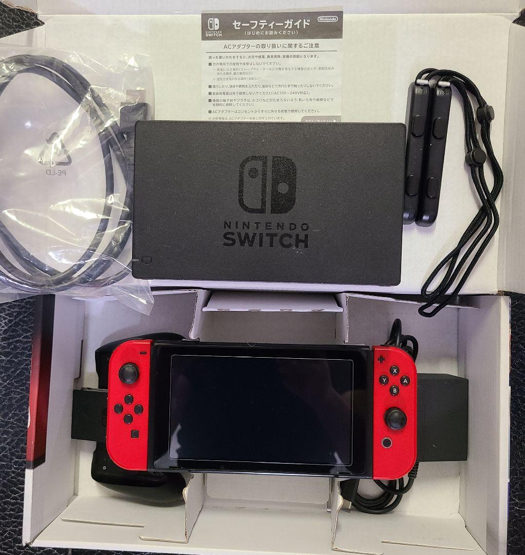 Nintendo Switch 本体(初期型)フルセット+別売コントローラ付き