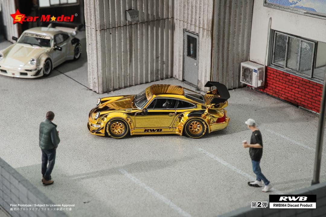 Star Model 1/64 RWB 964 金色