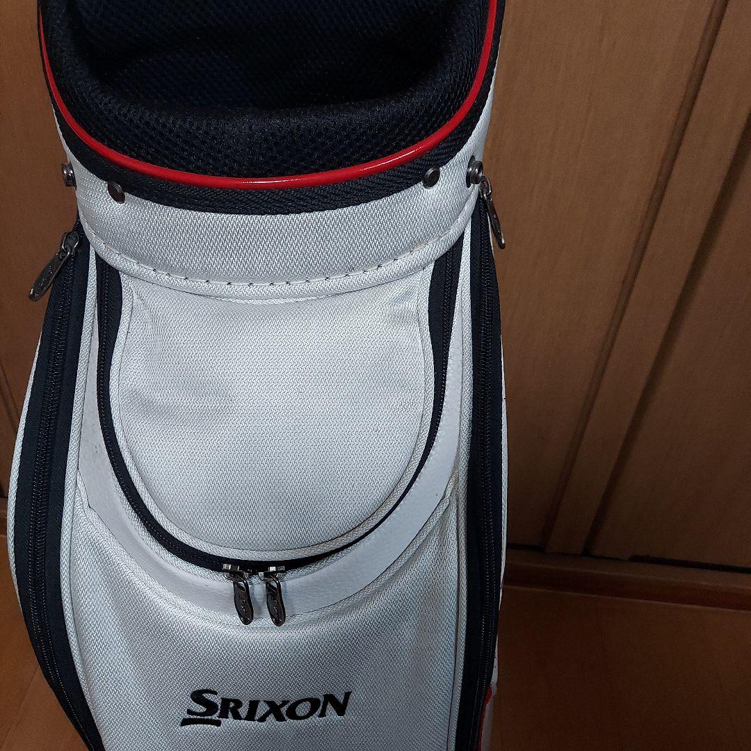 Srixon キャディバッグ ホワイト/レッド