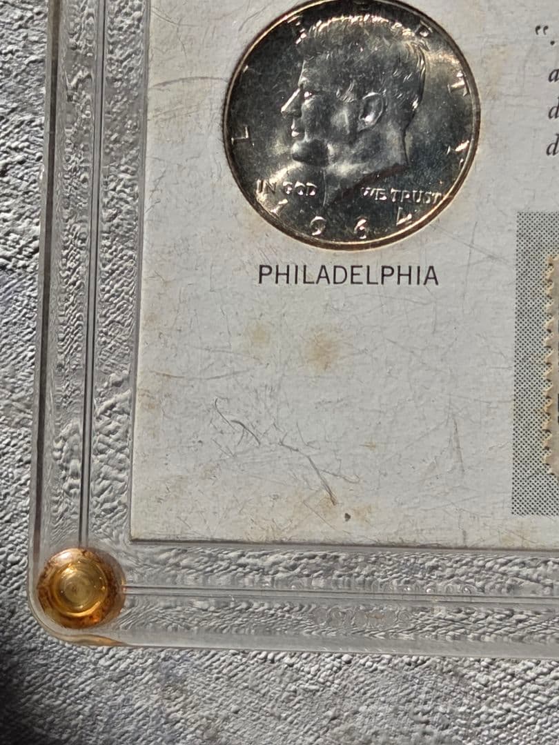 (セット)アメリカ合衆国　ケネディ大統領　ハーフダラー銀貨 1964