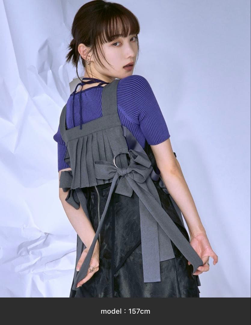 Ezick Ribbon noir 2way プリーツメロウハーネス