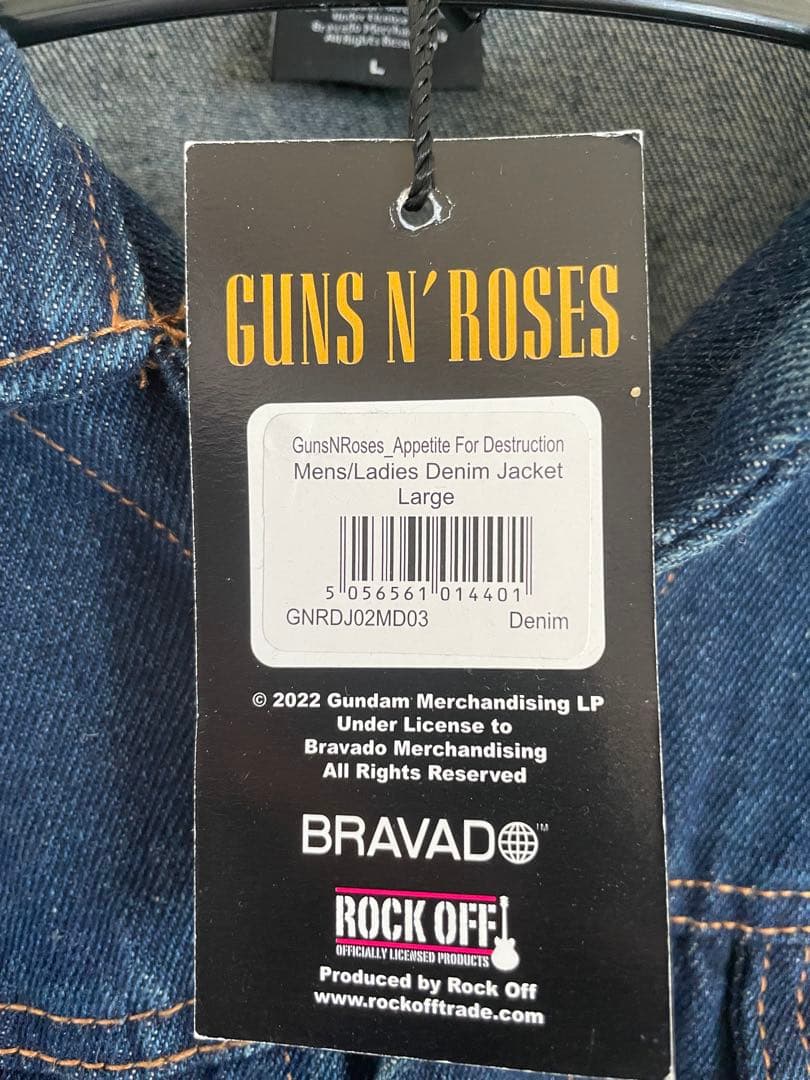Guns N' Roses デニムジャケット　新品タグ付き