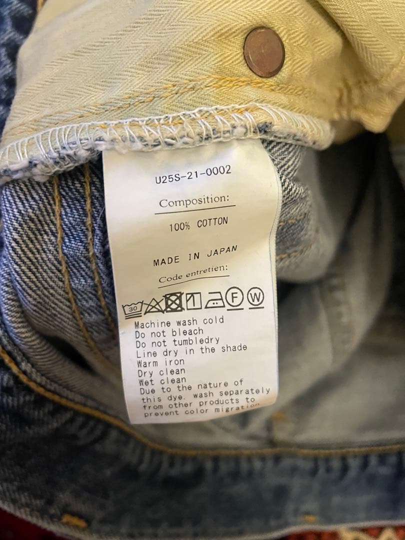 パンツ Unlikely Time Trabel Jeans 1977wash
