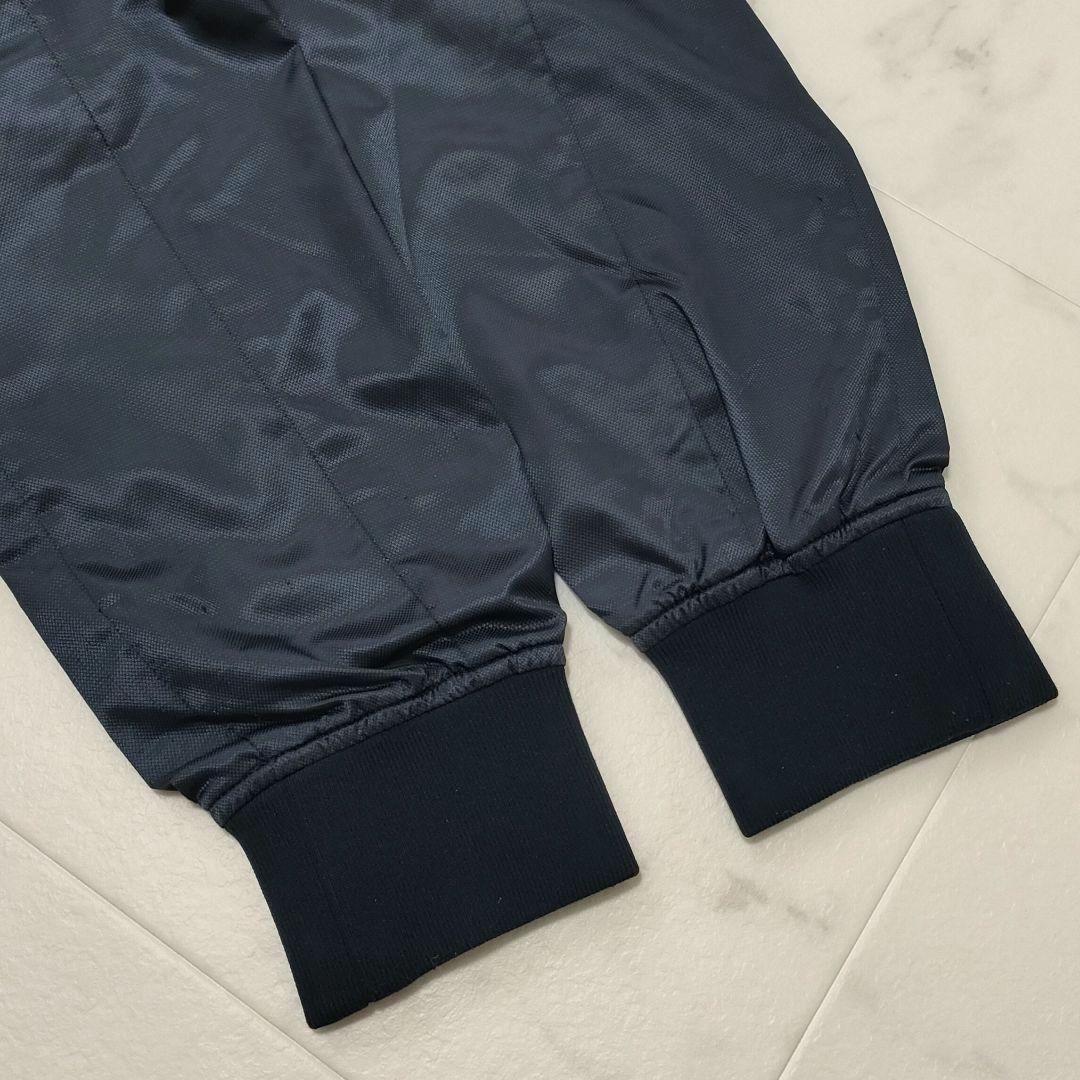 パーリーゲイツ　ジップジャケット　蓄熱　フェルトロゴ　光沢　ネイビー　サイズ1