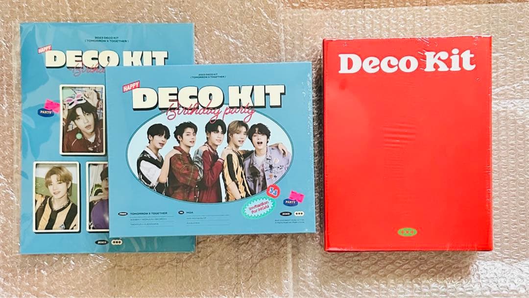 TXT 完全新品未開封　2022 入手困難　デコキット2種　特典トレカ付き