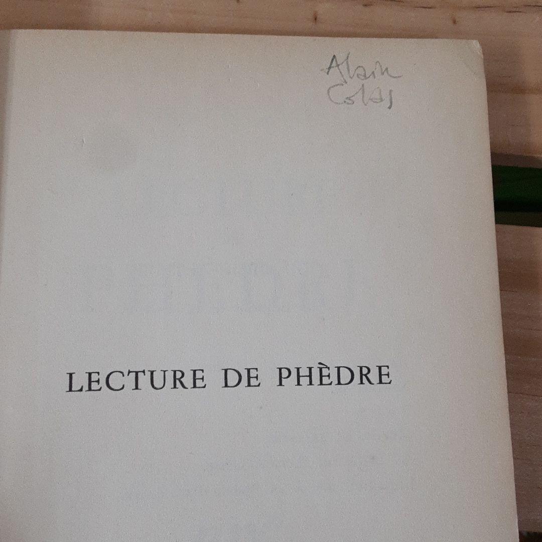 Lecture de Phèdre