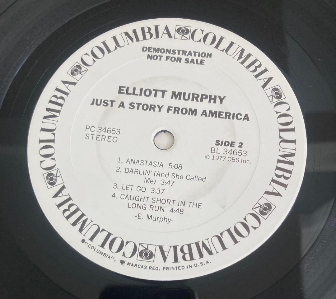 ■最高音質USオリジナル白ラベルプロモ盤■ELLIOTT MURPHY■エリオ