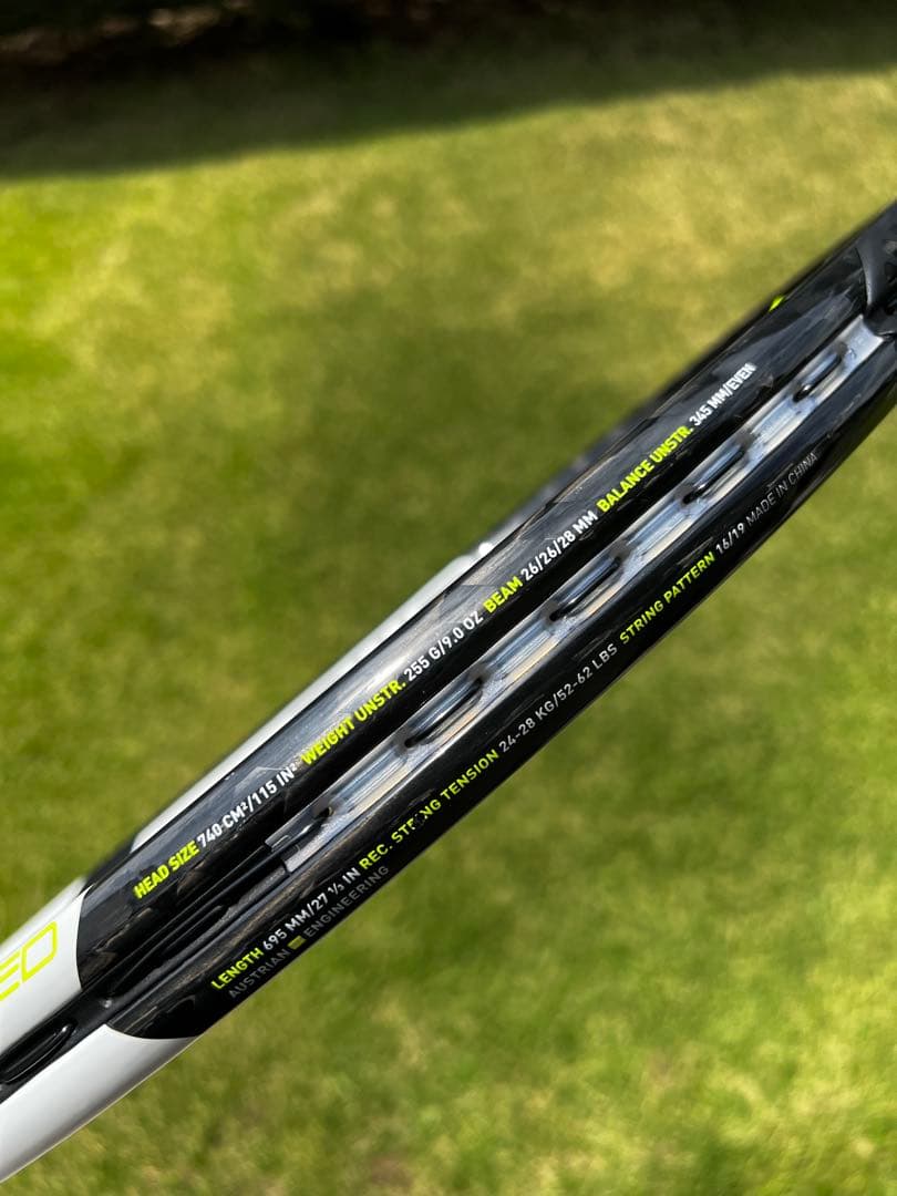 グリップ新品 HEAD テニスラケットGRAPHENE XT SPEED PWR