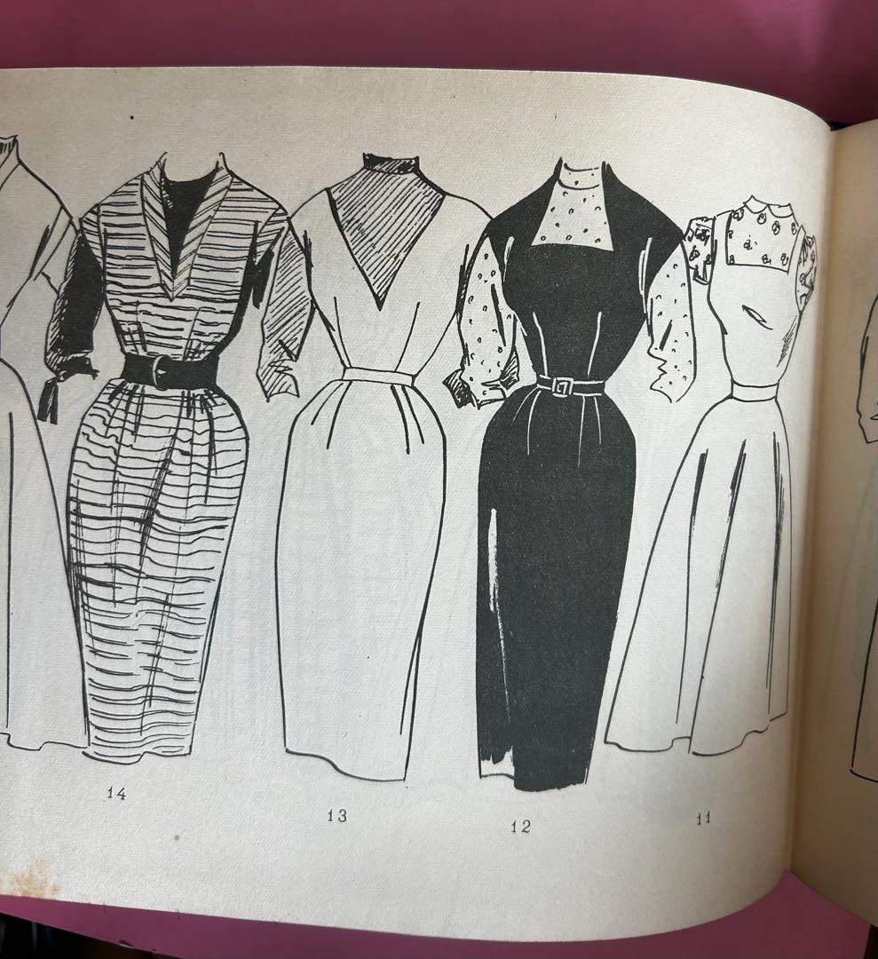 デザイン便利帖　装苑編集部選　文化服装学院出版局　1954年