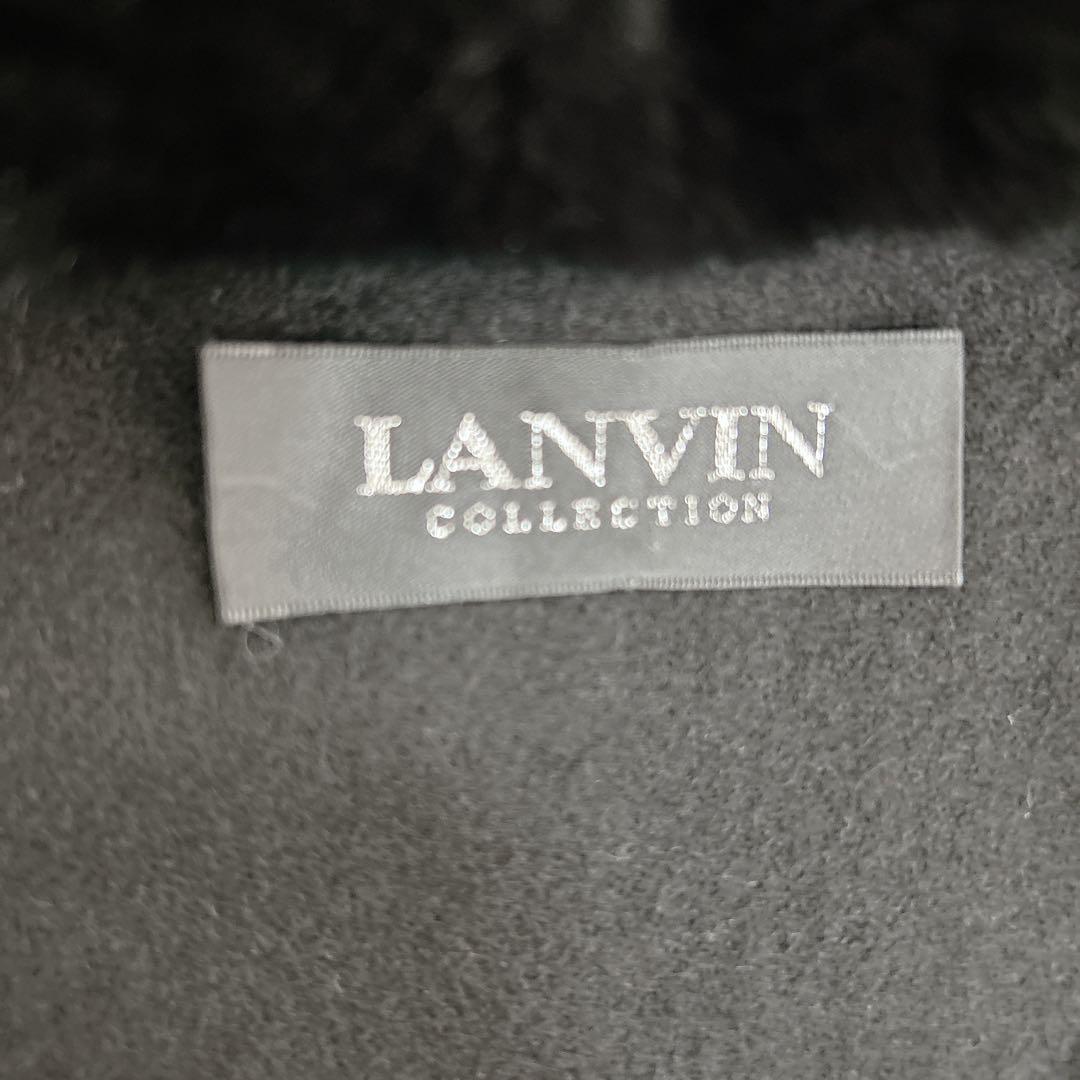 [極美品]LANVIN COLLECTION ポンチョ ケープ ラビットファー