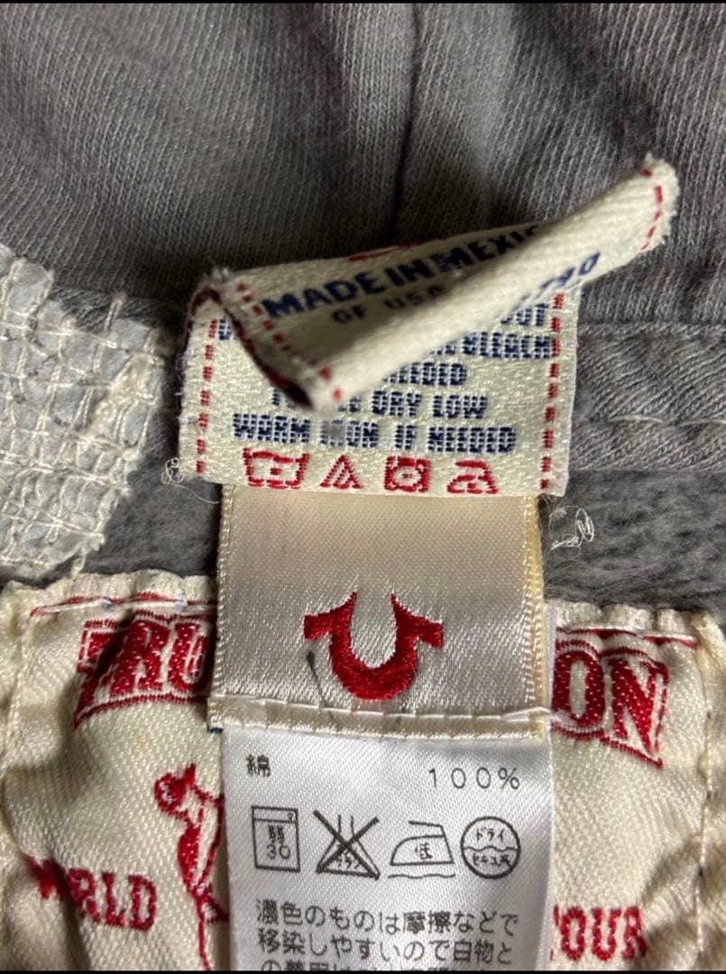 【希少】true religion パーカー Y2K グレー yokosquad