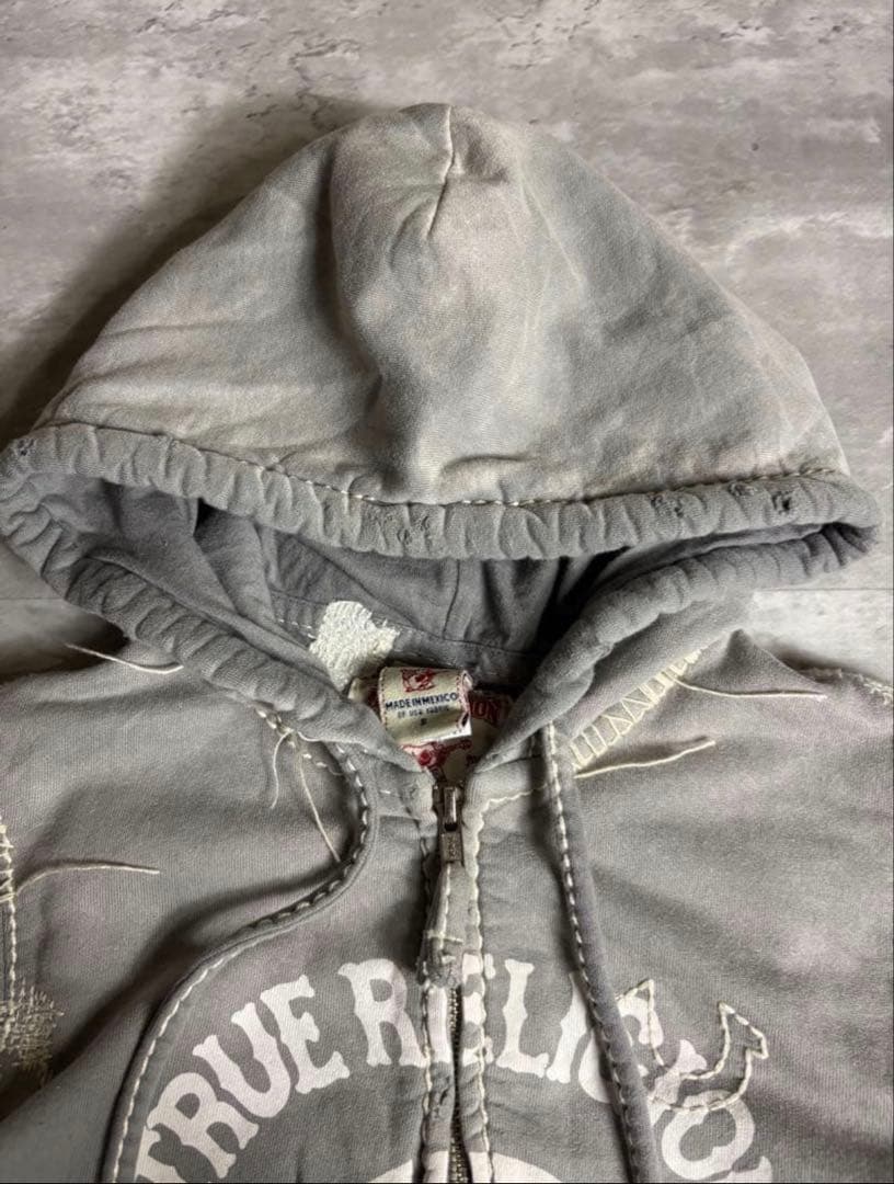 【希少】true religion パーカー Y2K グレー yokosquad
