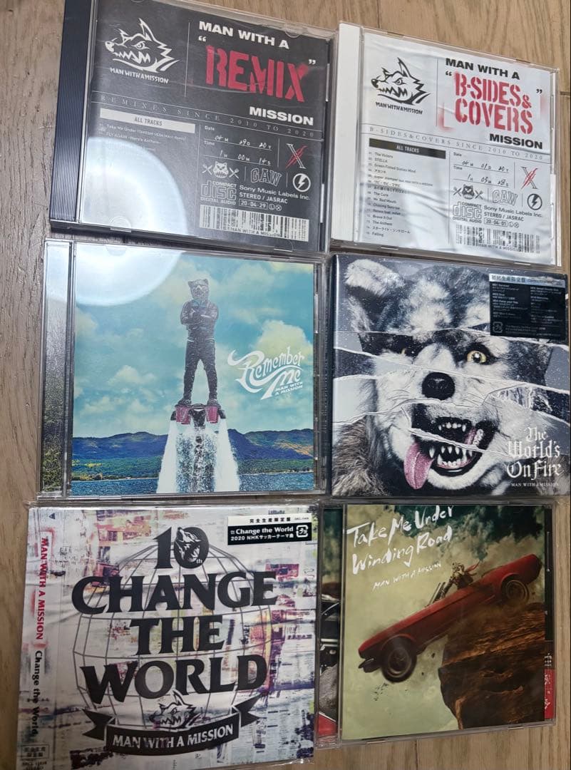 値下げ◎MAN WITH A MISSION アルバムシングル 特典DVDセット
