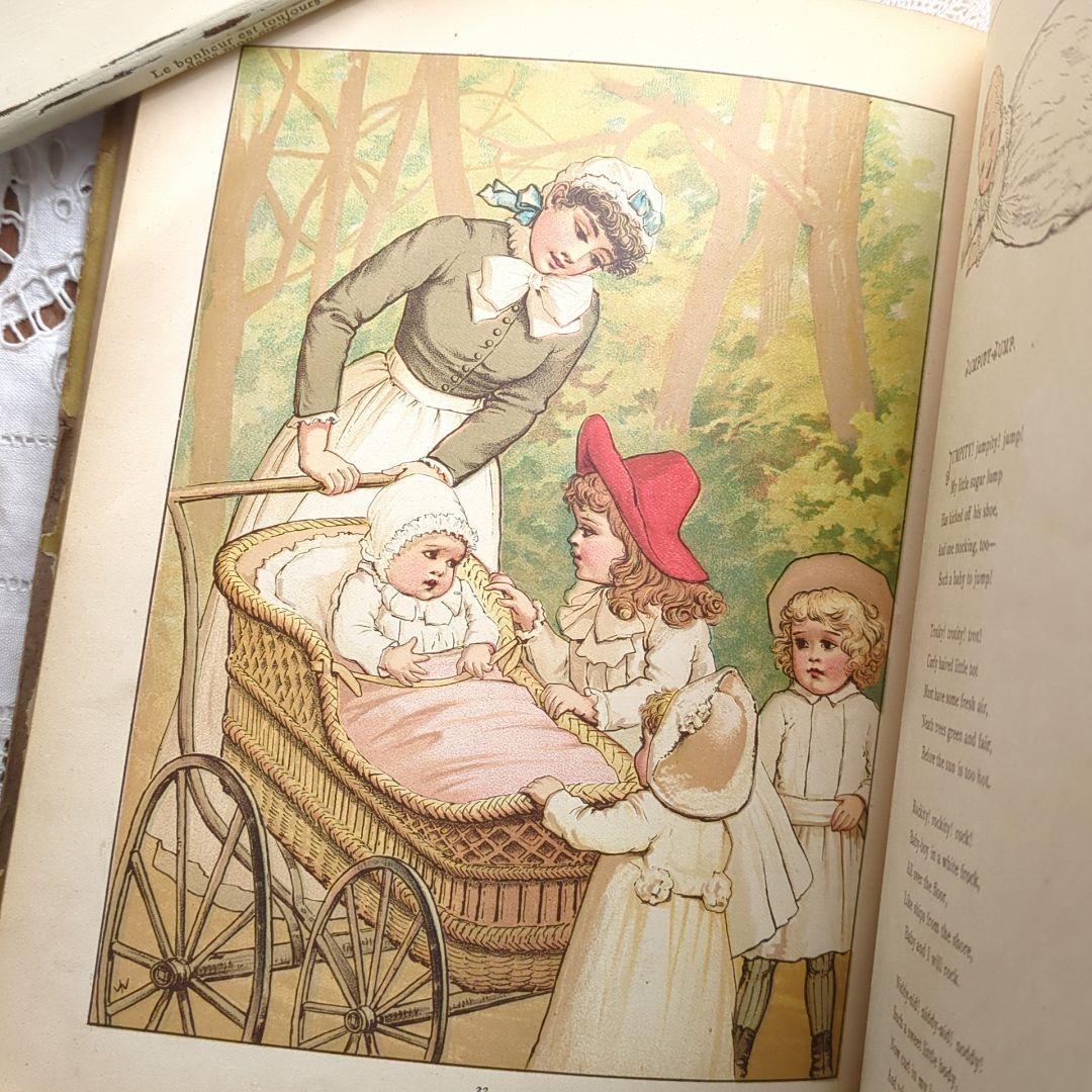 超稀少1888初版本 アンティーク絵本 洋書 児童書 ヴィクトリアン ヴンテージ