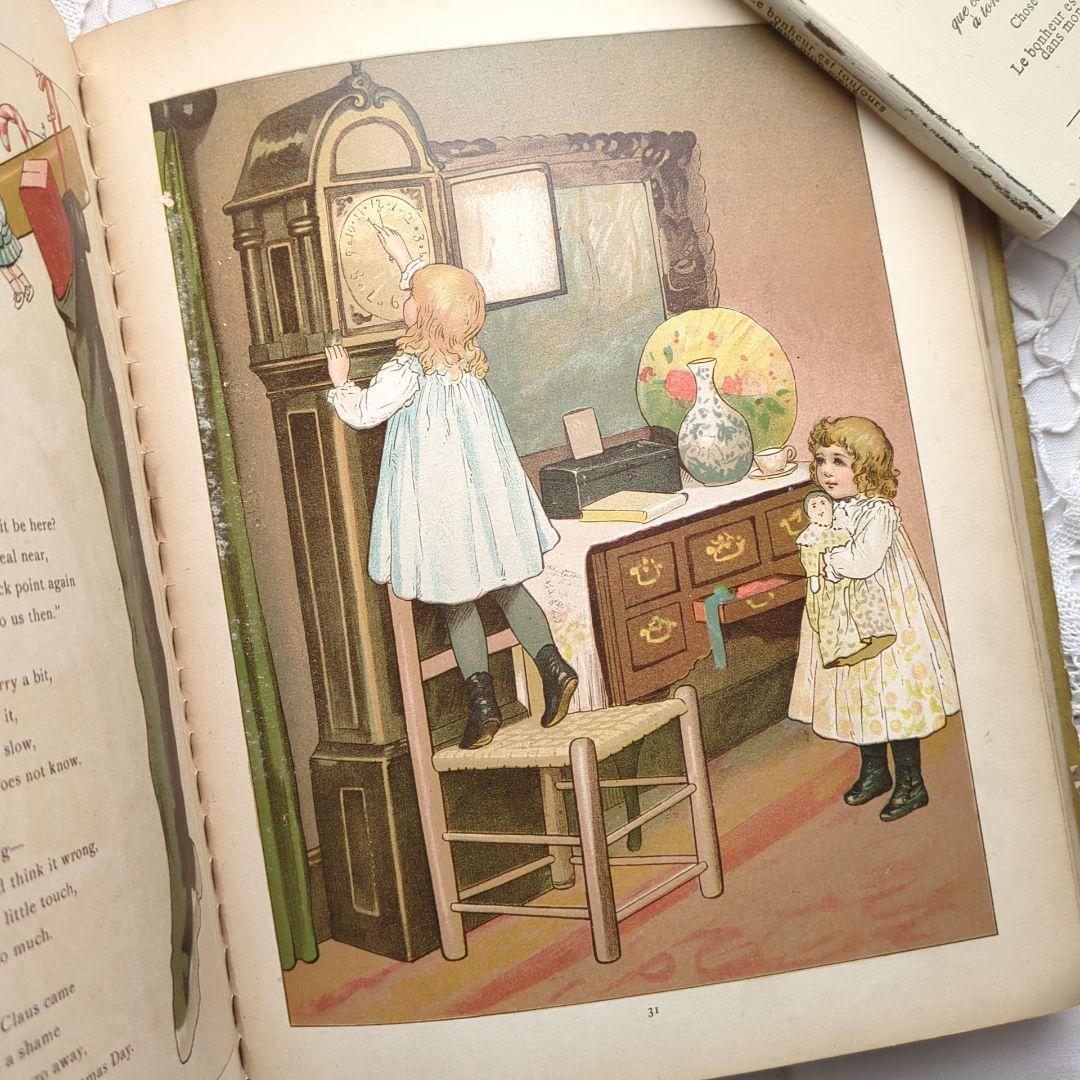 超稀少1888初版本 アンティーク絵本 洋書 児童書 ヴィクトリアン ヴンテージ