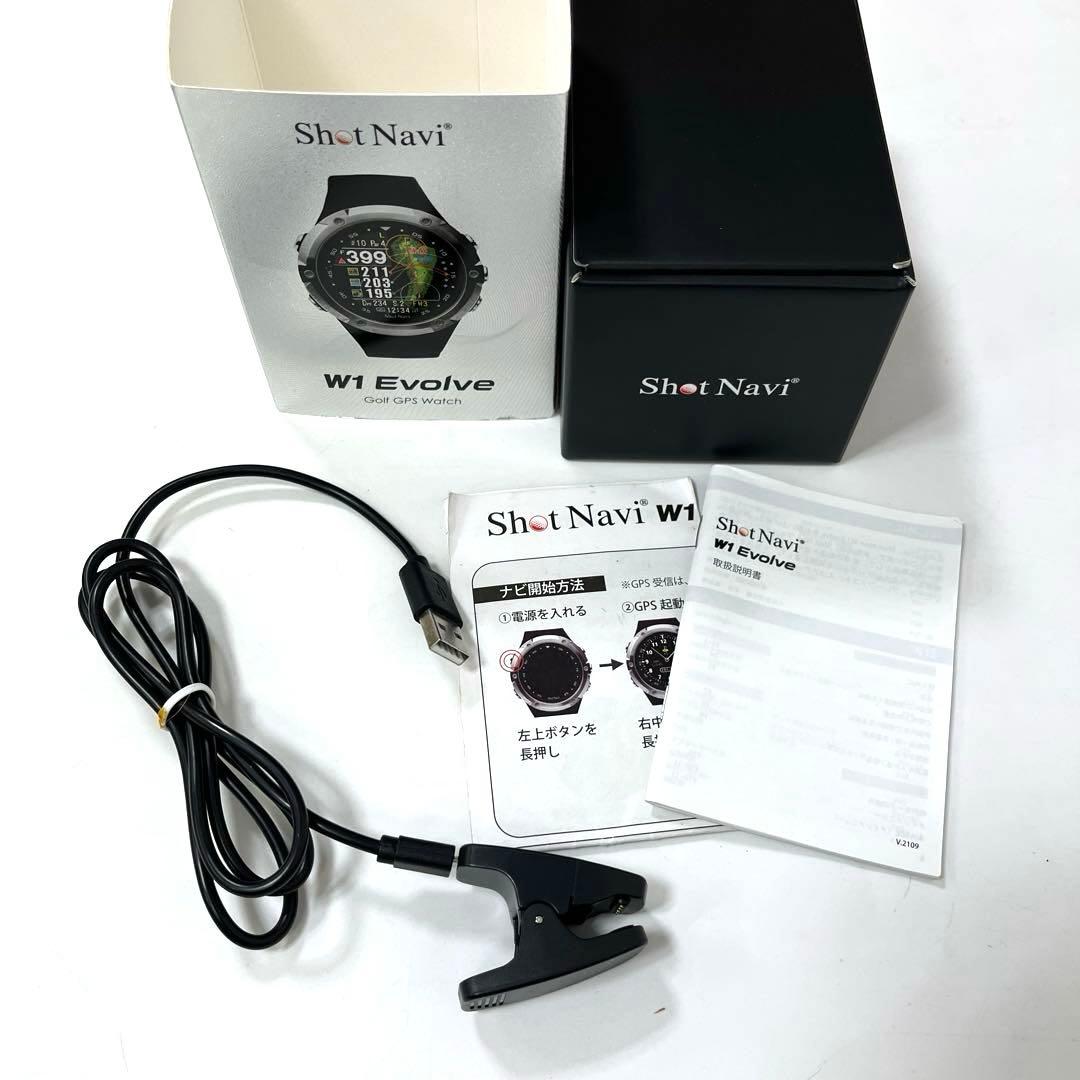 ★通電確認済★Shot Navi W1 Evolve ゴルフ GPSウォッチ