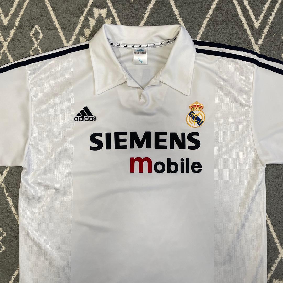 adidas レアル・マドリード ゲームシャツ SIEMENS mobile