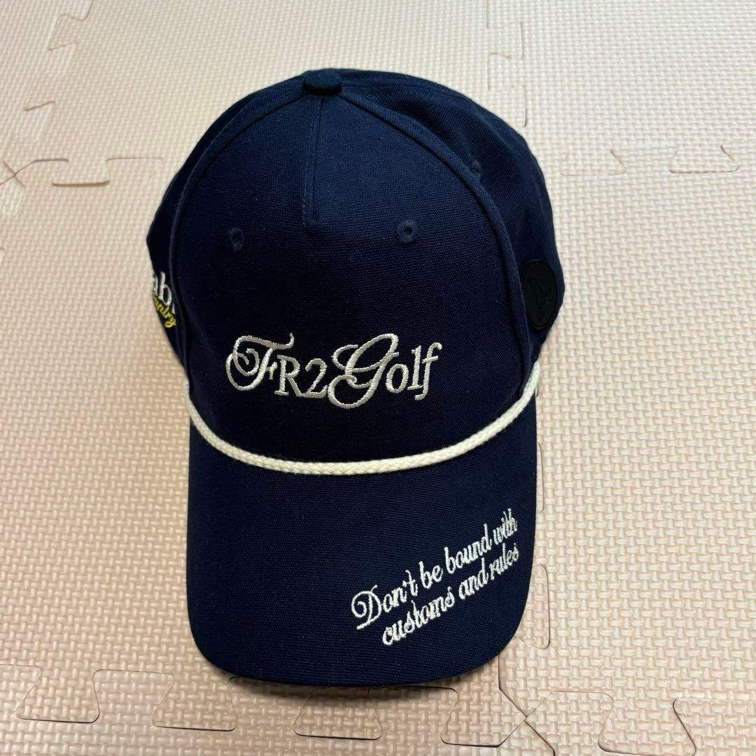 FR2 GOLF エフアールツーゴルフ　キャップ　ロゴ　刺繍　ワッペン