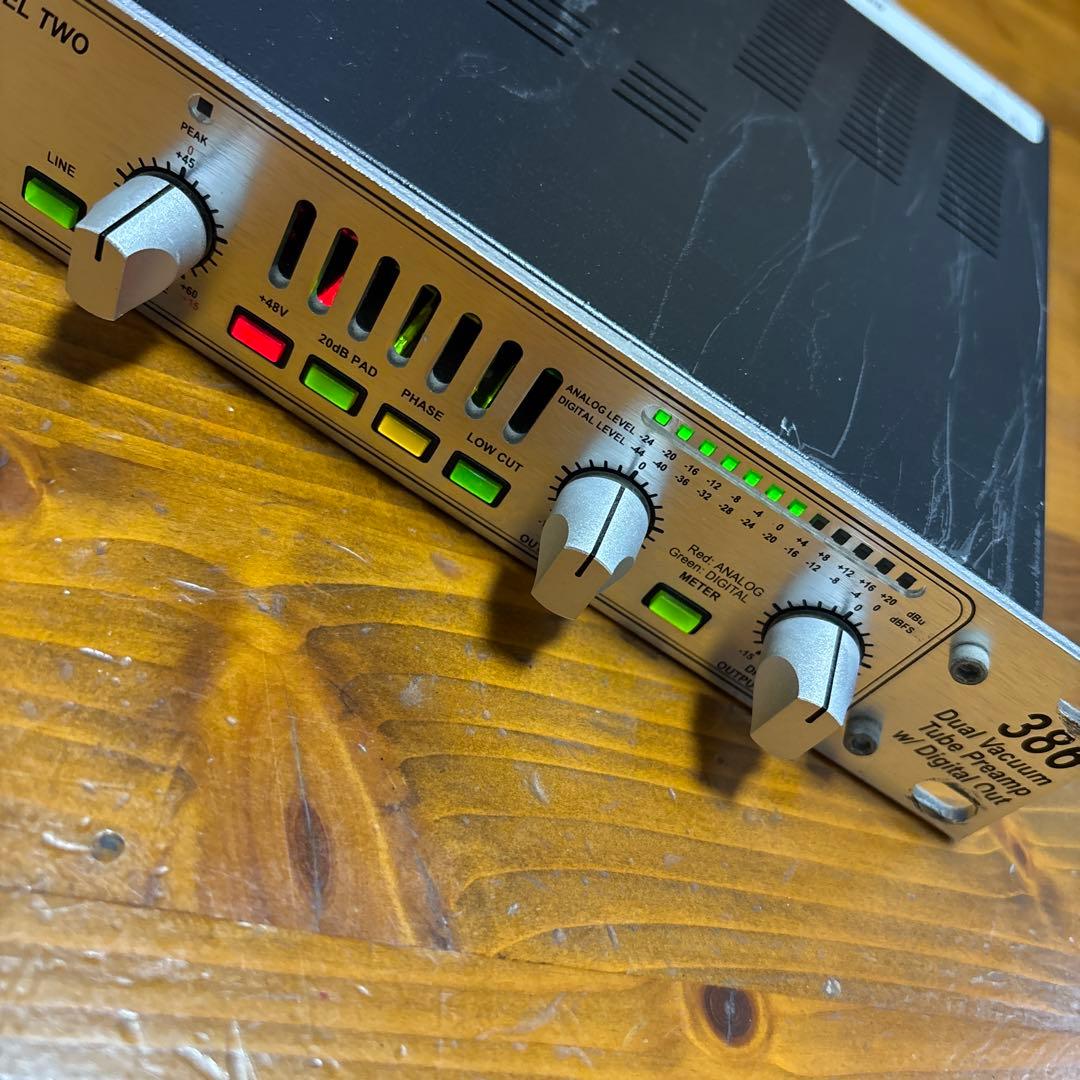 dbx 386 デュアルマイクプリアンプ ジャンク