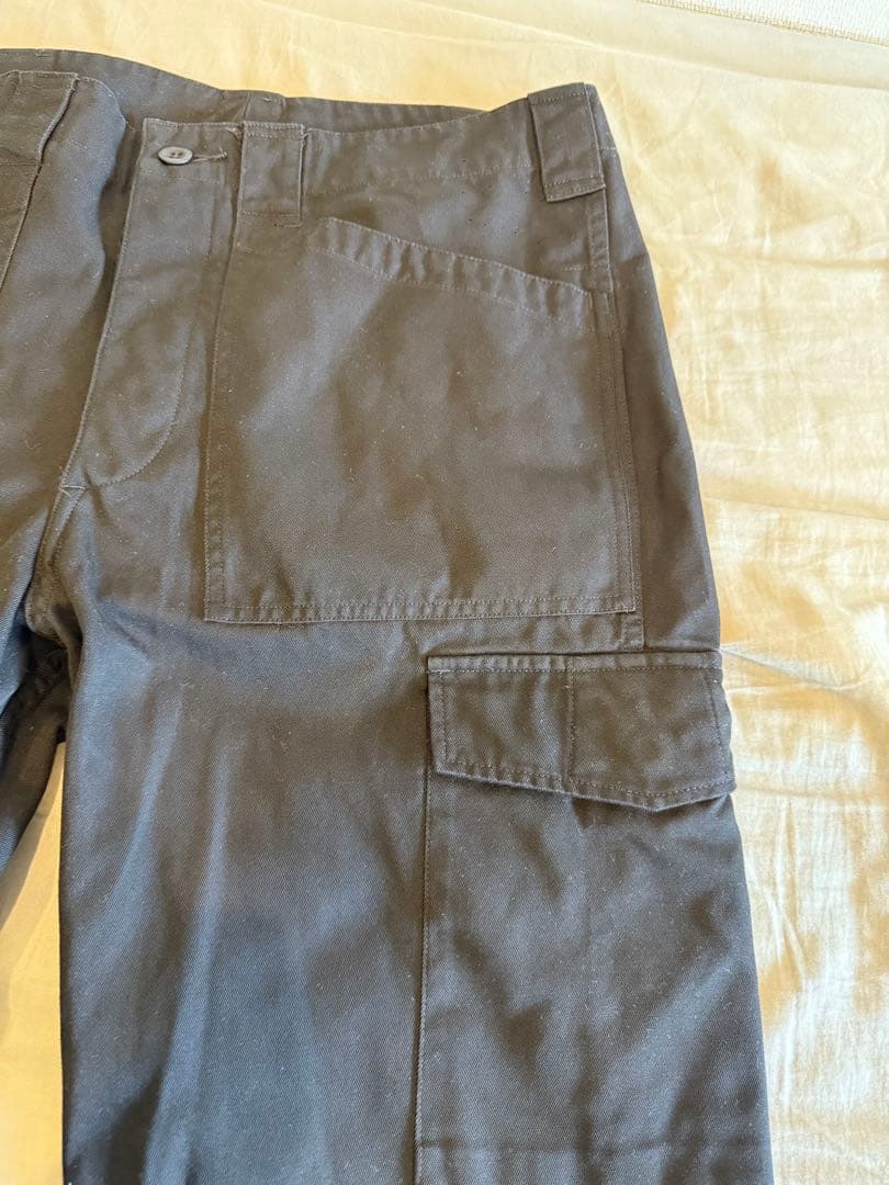 waiper オーストリア軍 ファティーグカーゴパンツ DEEP BLACK染め