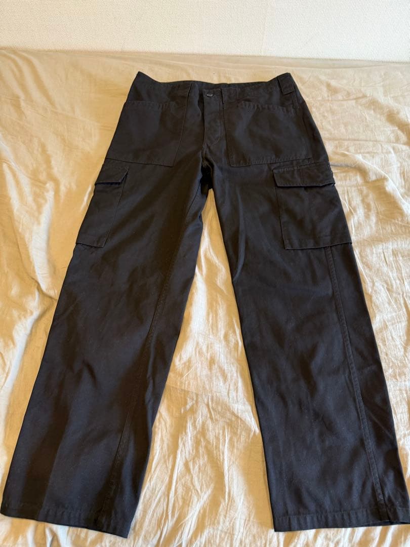waiper オーストリア軍 ファティーグカーゴパンツ DEEP BLACK染め