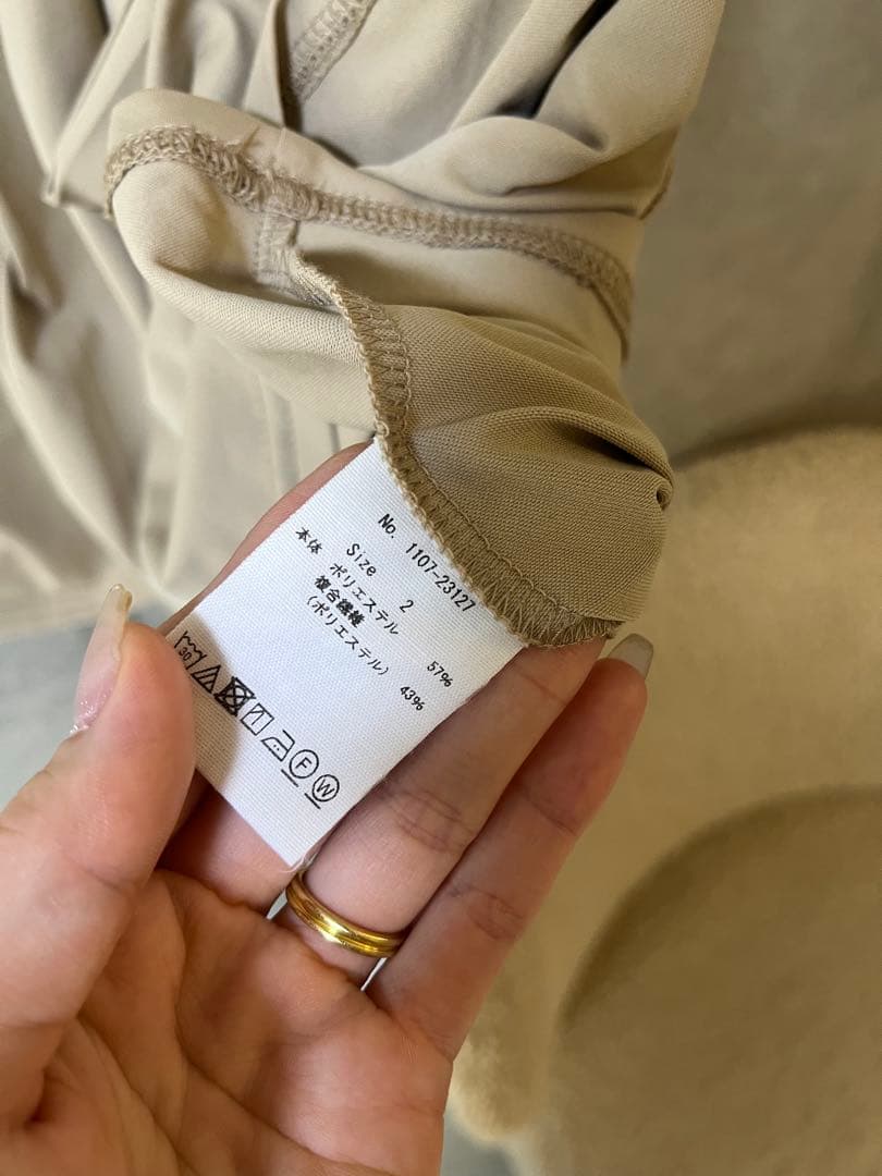 美品！CPG GOLF　23ss リブポロワンピース 吸水速乾