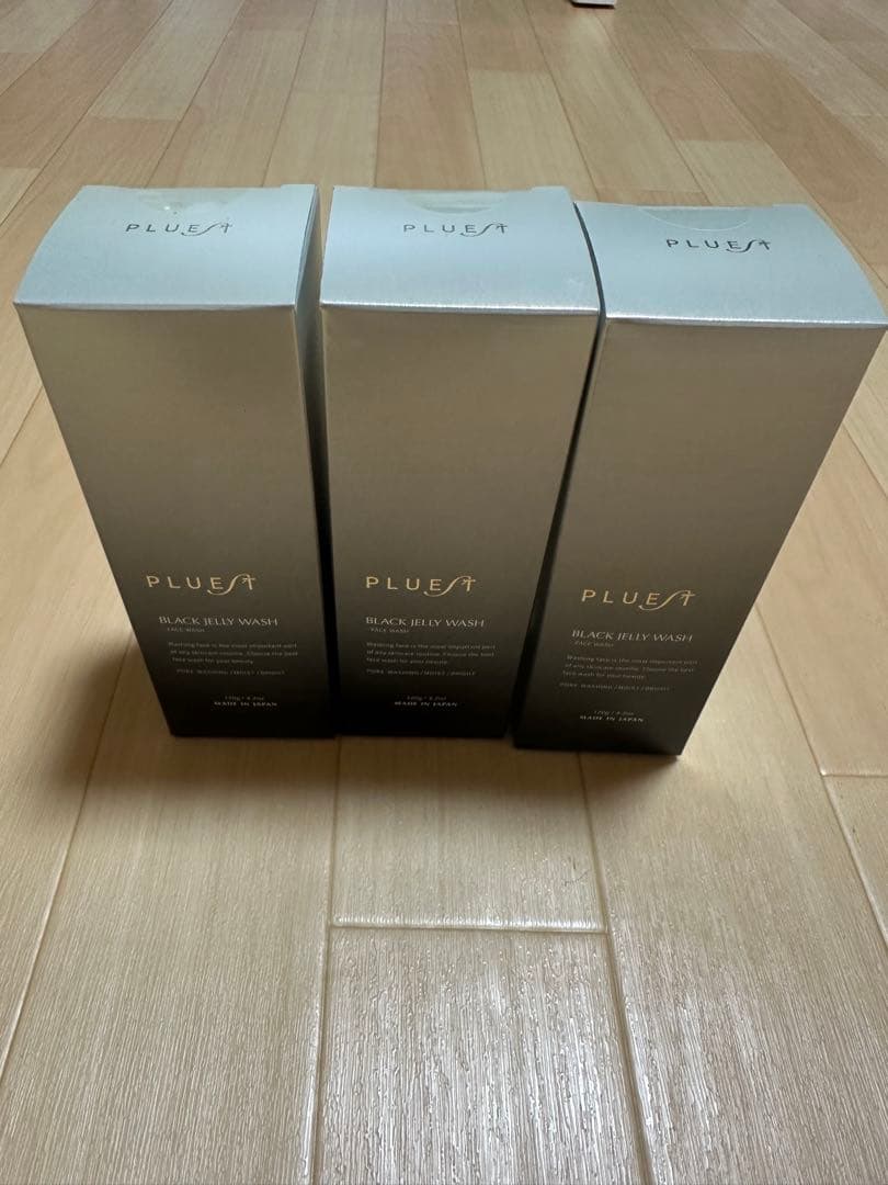 PLUEST BLACK JELLY WASH 120g 3本セット 洗顔料