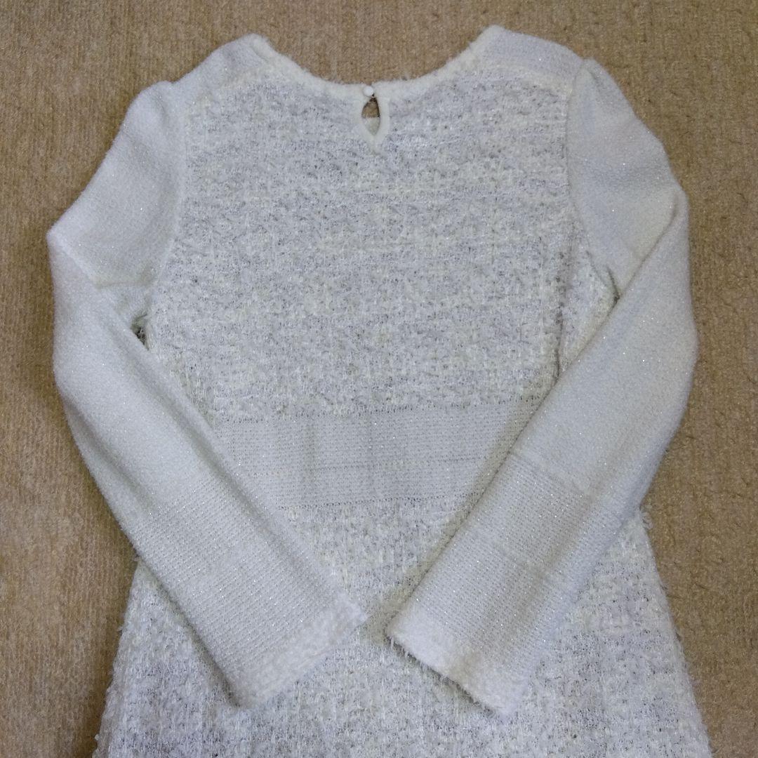 美品　TO BE CHIC　ツイード　ニット　ワンピース