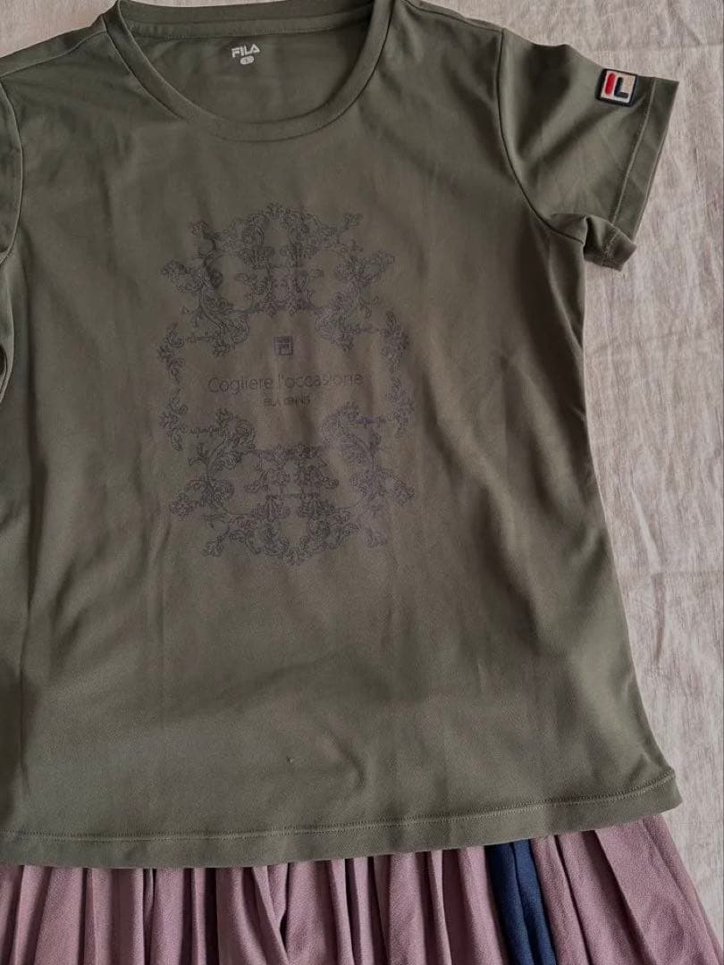 FILA フィラ　テニスウェア　Tシャツ　スコート　 セットアップ　アドミラル