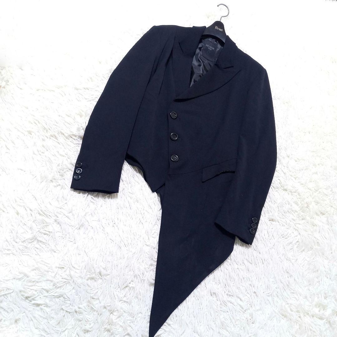●良品●　ブラックピースナウ　変形　アシンメトリー　ジャケット　燕尾　衣装　黒