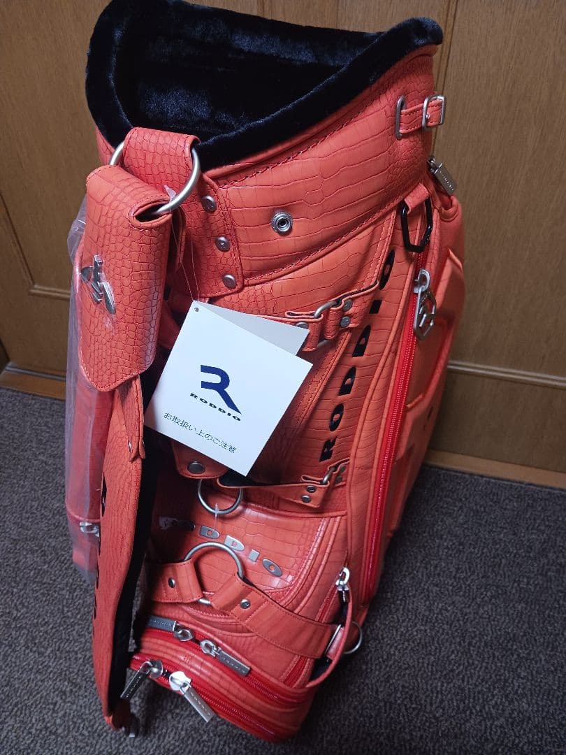 RODDIO 2026限定 パーシモンオレンジ キャディバッグ ヘッドカバー付き