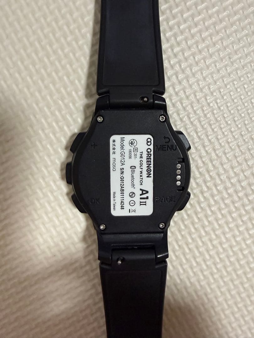 ゴルフウォッチ　GREENON A1 II GPSナビ ブラック