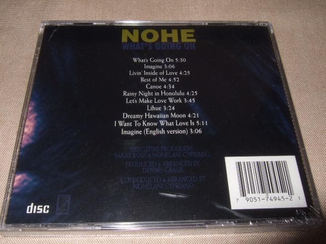 NOHELANI CYPRIANO,新品,AOR,ノヘラニ・シプリアーノ,ハワイ