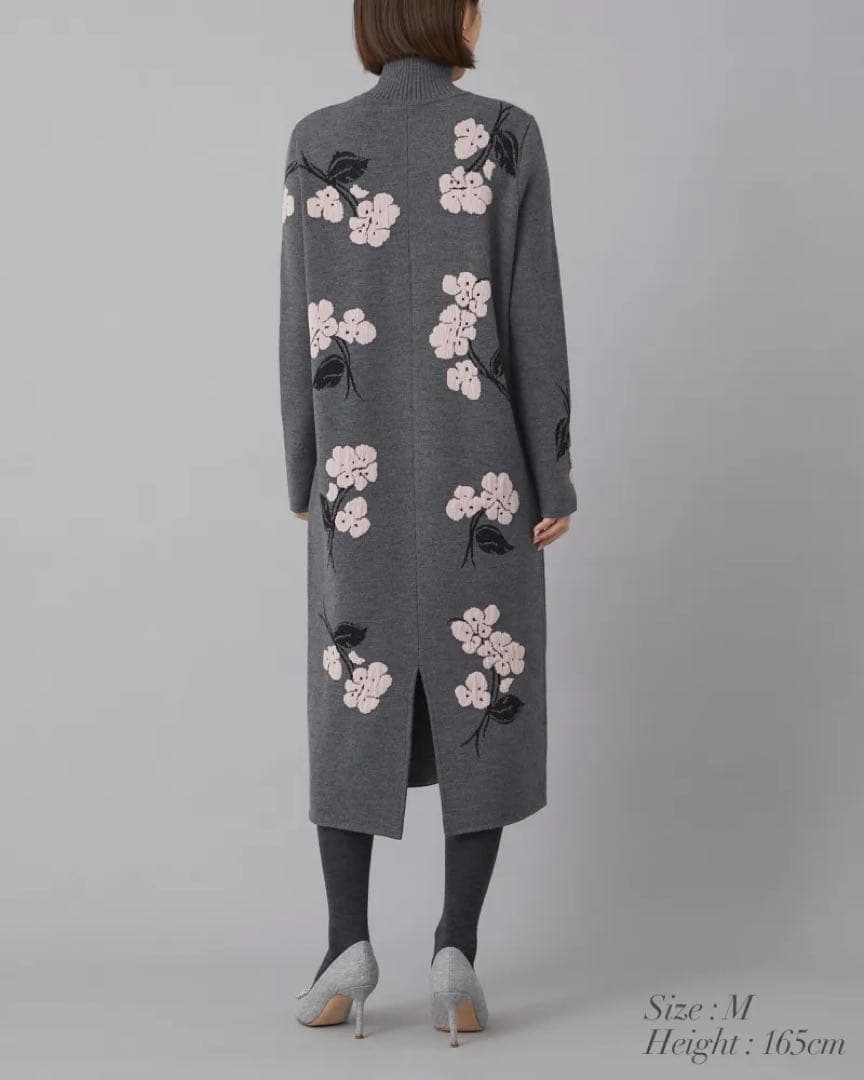 新品　SEVENTEN セブンテン　フクレジャガードニットワンピース