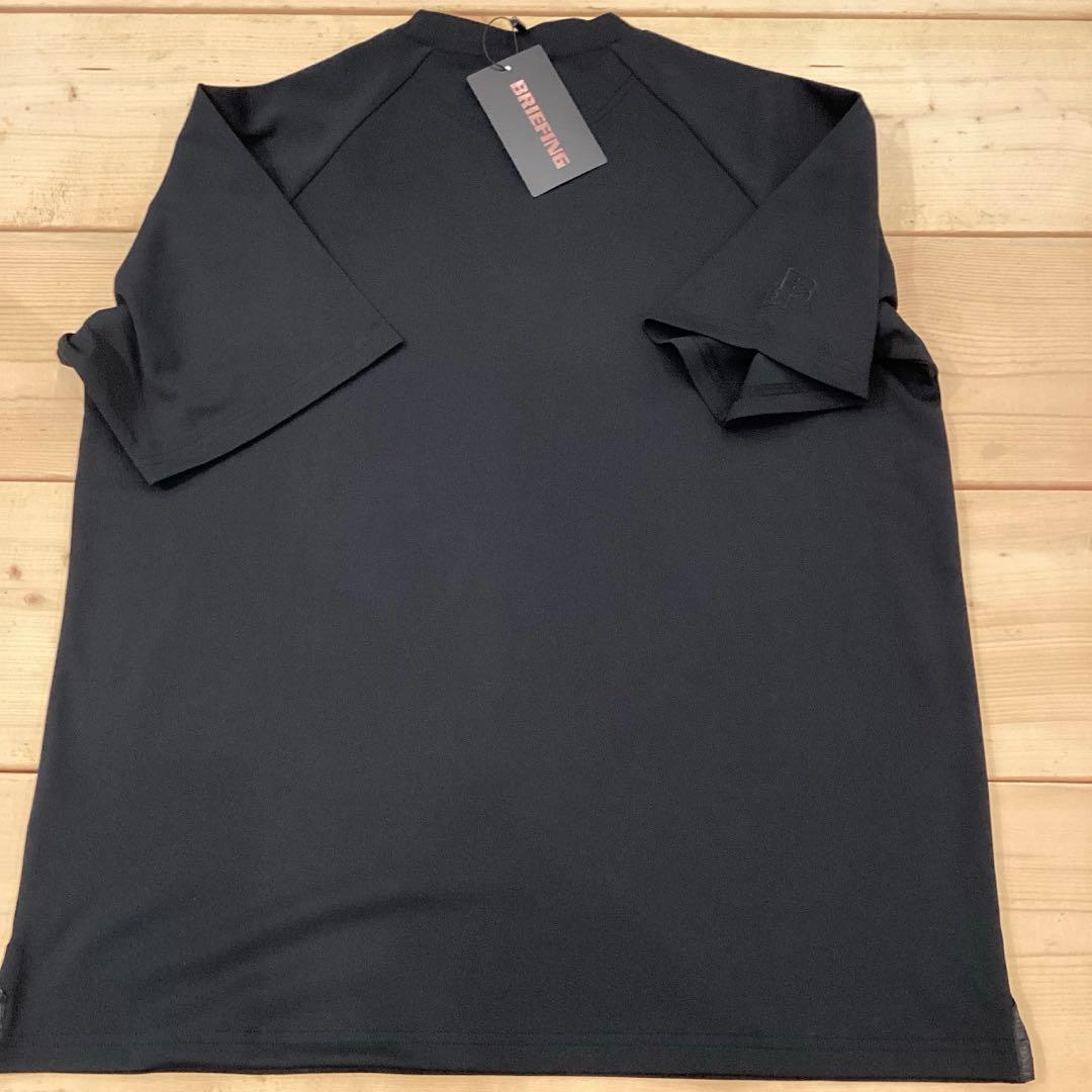 新品　BRIEFING STITCHED 3D LOGO HIGHNECK 黒M