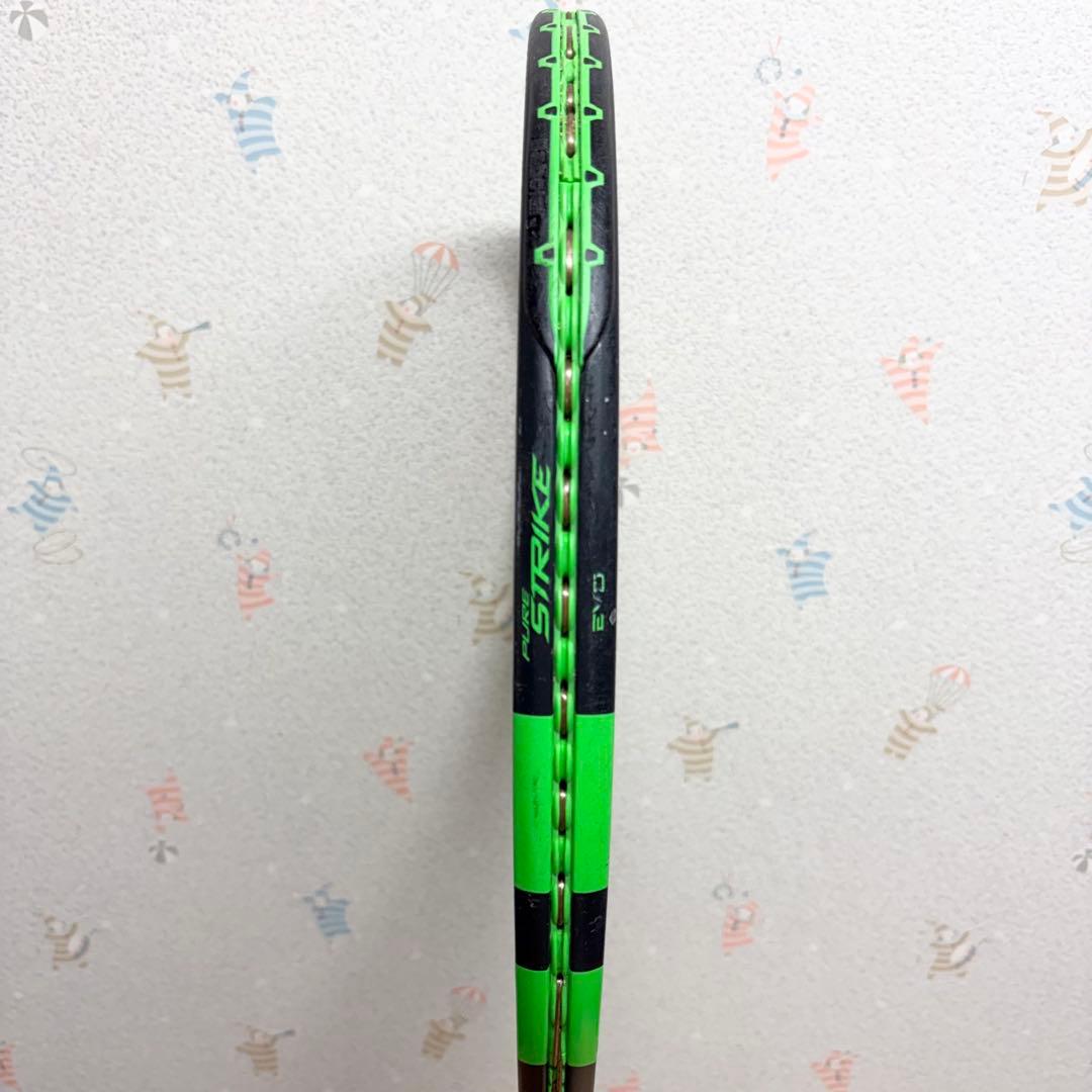 バボラ Pure Strike 16x19 テニスラケット グリーン G2