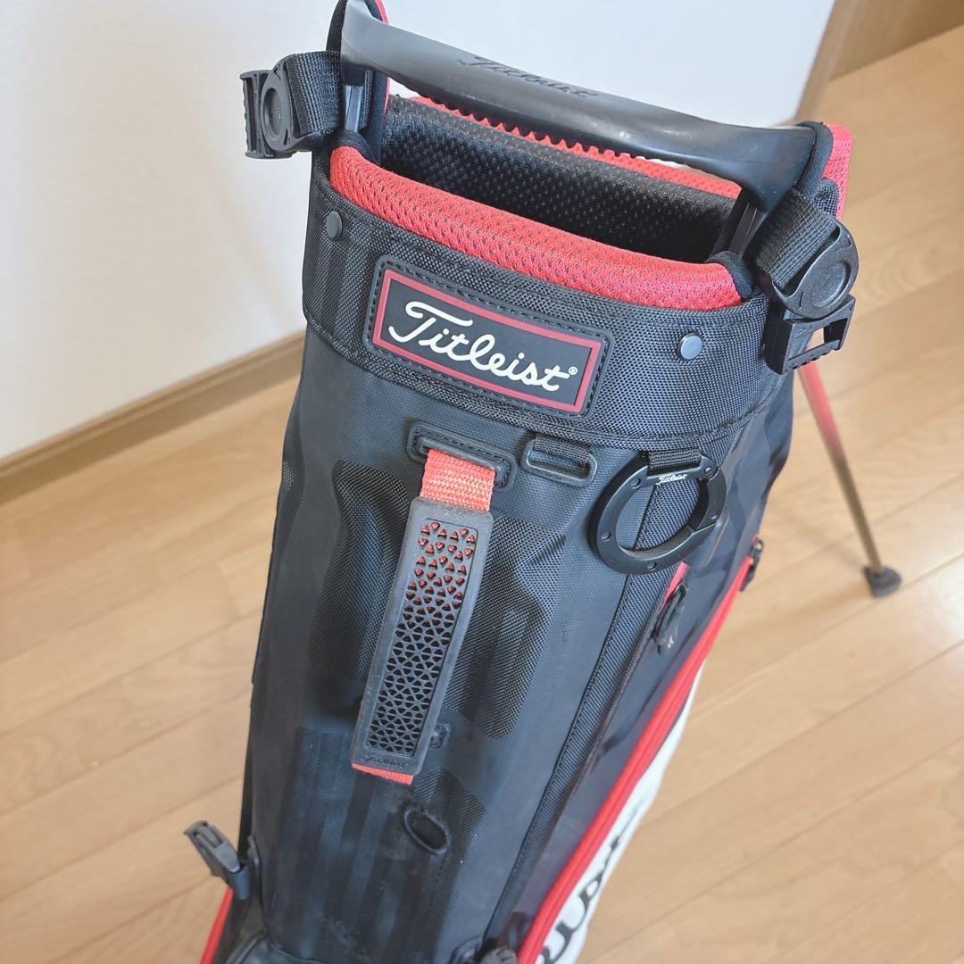 K407 Titleist スタンドキャディバッグ フード、ベルトなし