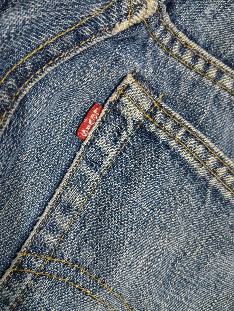 ボ*ー様 ヴィンテージ LEVI'S505 66後期Lucky Star工場(1