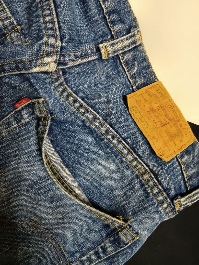ボ*ー様 ヴィンテージ LEVI'S505 66後期Lucky Star工場(1