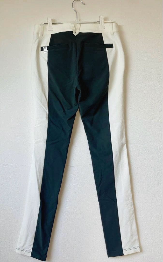 DESCENTE GOLF★グレー/ホワイト ストレッチパンツ