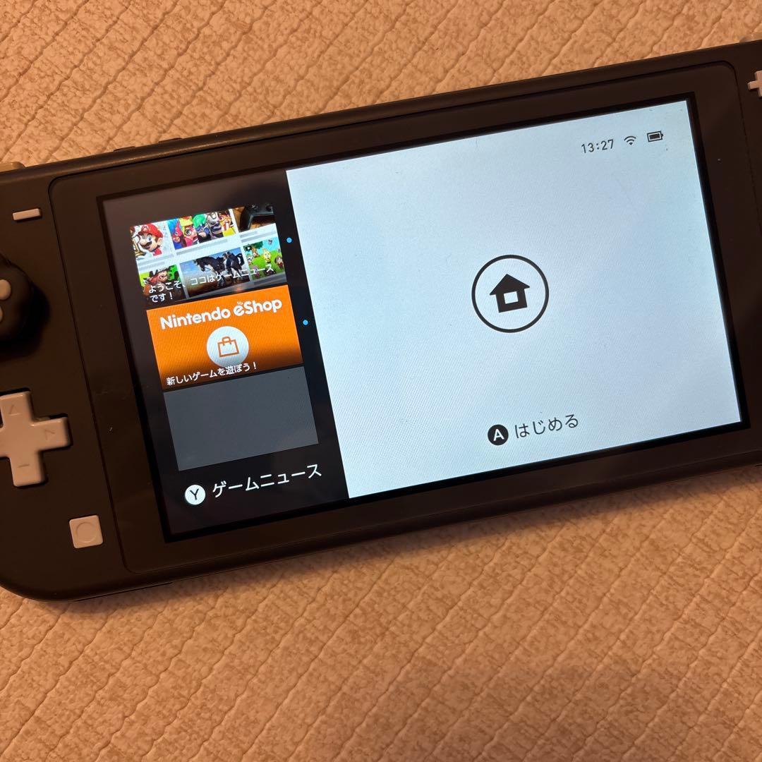 Nintendo Switch Lite グレー 充電器・イヤフォン付き