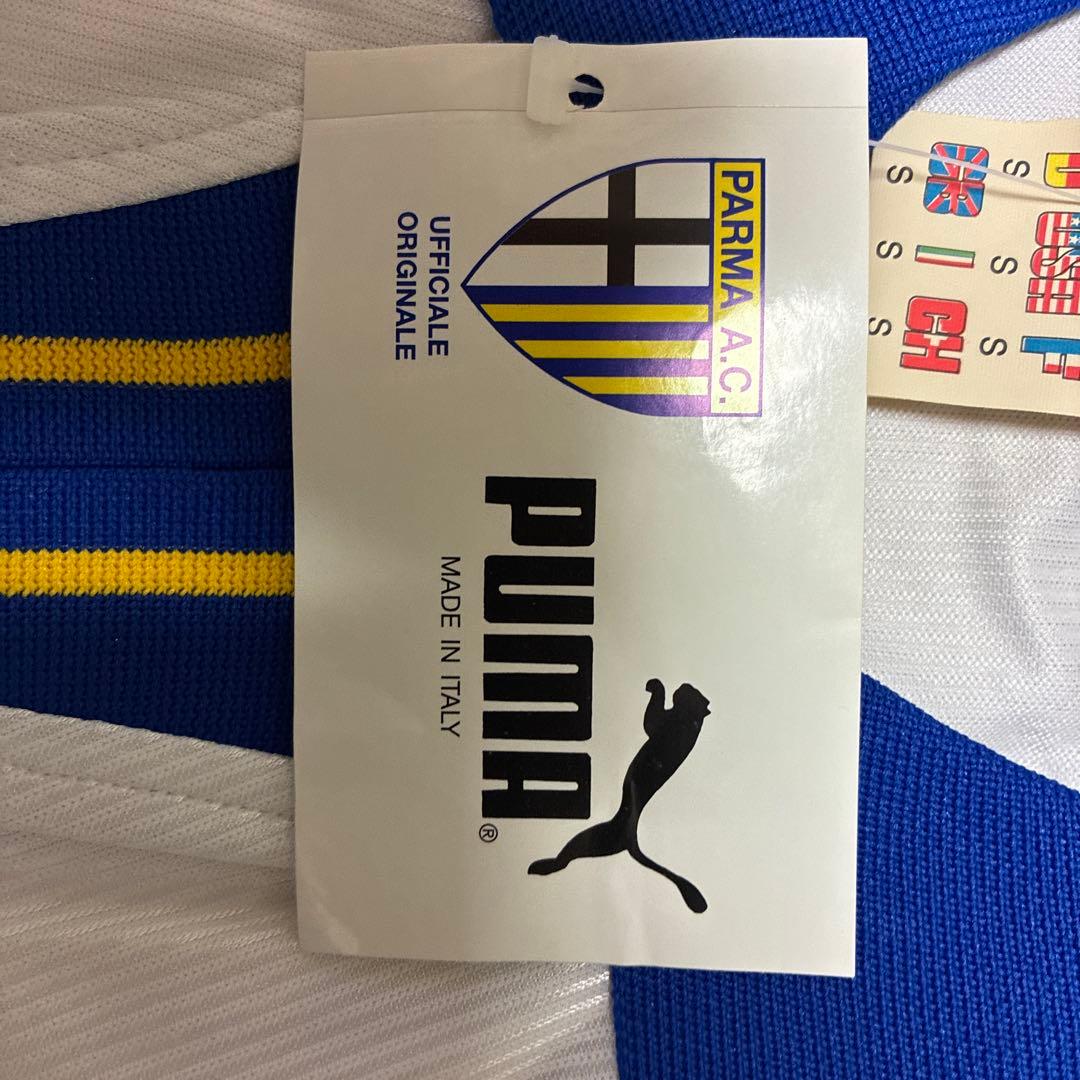 未使用タグ付きレトロサッカーユニフォーム　PUMA 97ー98 パルマ