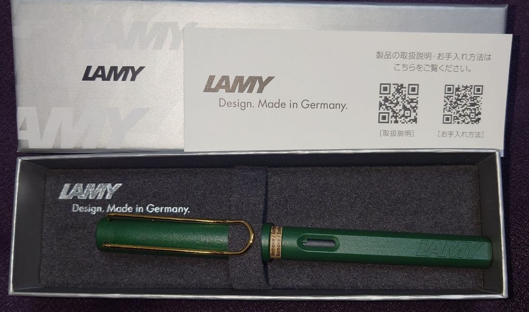 LAMY サファリ　14金ペン先　Ｆニブ　未使用品！！　泣く泣くの出品です！！