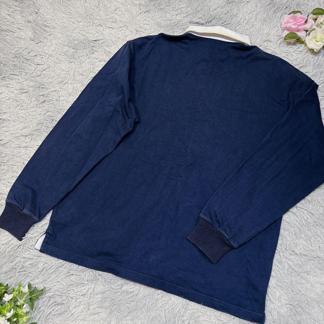 canterbury カンタベリー　ロゴ刺繍　長袖　ポロシャツ　メンズ　トップス